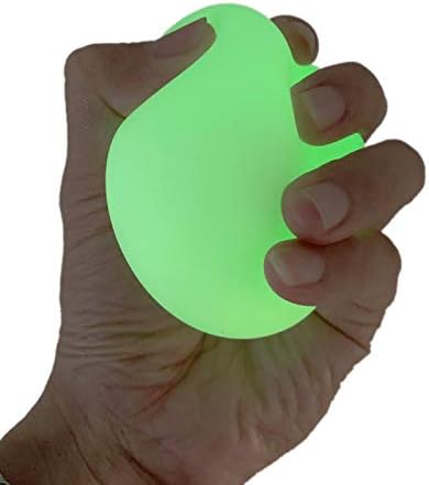 Miniatura 2 de Cool Builders Pelota de estrés blanda que brilla en la oscuridad bola sensorial antiestrés y juguete de concentración brilla en la oscuridad