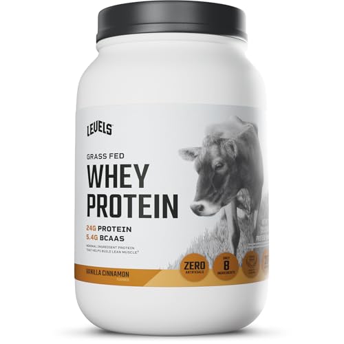 Will Taking Protein Powder Increase Your Blood Protein Reading? Find Out! 2 Levels Grass Fed Whey Protein Powder, No Artificials, 24G of Protein, Vanilla Cinnamon, 2LB