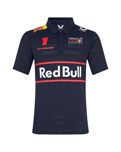 Red Bull Racing F1 Men's 2025 Max Verstappen Team Polo Shirt