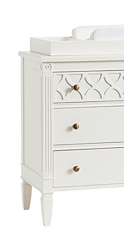 Image of APRODZ Wooden Sideboard Cabinet for Hallway Living Room 6 Drawer Organiser for Bedroom Multipurpose Furniture Home Kitchen Drawing Room Lounge with Top Storage & Mattress (Included) (White /Finish)