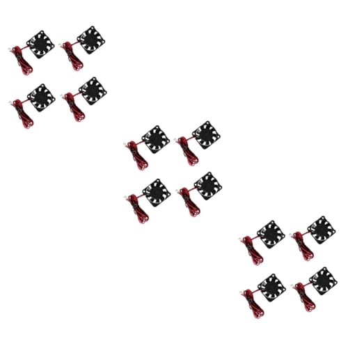 Healeved 12pcs Dc Radiator Cooling Fan Industrial Blower Fan for Printer for Industrial Use Printer Accessory