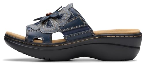 Clarks Clarks Women Merliah 2 Belle Navy Multi Leather 10 Wide