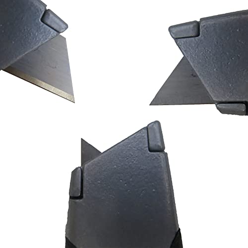 Image of ALLWAY RSK Soft-Grip Retractable Utility Knife with 3 Blades | Easy Blade Change