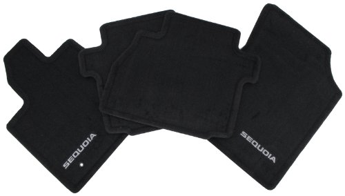 TOYOTA Genuine Accessories PT926-0C084-20 Black Carpet Floor Mat for Select Sequoia Models