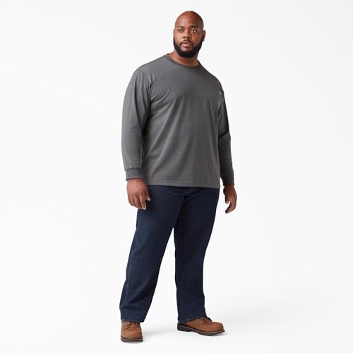 Image of Dickies Men's Big and Tall Long Sleeve Heavyweight Crew Neck