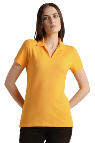 Image of Van Heusen Women's Solid Regular Fit T-Shirt