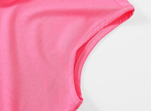 Image of BGOWATU Women's Golf Polo T-Shirts Sleeveless V Neck Collarless Tennis Shirts UV Protection Quick Dry Lightweight