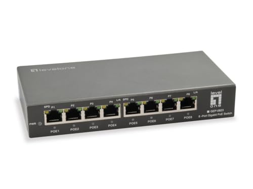 Commutateur reseau Gigabit Ethernet LevelOne GEP-0823 switch 10/100/1000