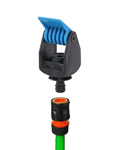 Beach Stone Universal Tap Connector Adapter Mixer Kitchen Garden Hose Pipe Joiner Fitting Kitchen tap Adaptor to Link Garden/Outdoor Hose with Universal Hose Connector to Angled Kitchen tap (Blue)