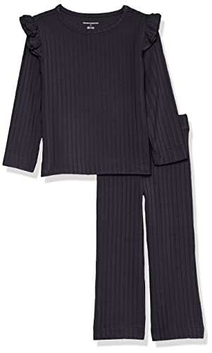 Image of Amazon Essentials Girl's Wide-Rib Outfit Set