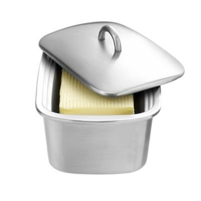 Lakeland Stainless Steel Insulated Butter Dish with Lid - Image 4