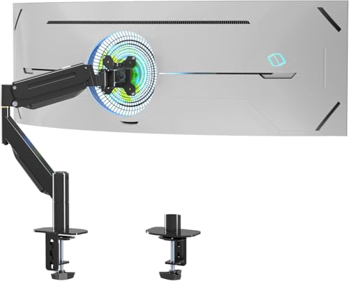 Soporte de escritorio para monitor Suptek para Setup Gaming y teletrabajo con pantallas de 49"