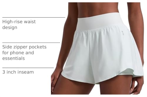 Image of CRZ YOGA 2 in 1 Double Layer Running Shorts 3 inch