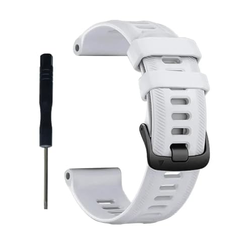 SRMVRNKNNK Fit For Garmin Fit For Forerunner 955 965 Solar 945 935 745 �p�X�|�[�c�V���R���X�g���b�v�����p(White)