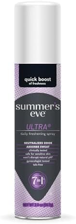 Summer's Eve Ultra Extra Strength Feminine Deodorant Spray, 2-Ounce Cans (Pack of 6)