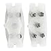 RNXRZANK 2 Pieces of Non-Slip Crampon Spikes for 5- Crampons, Non-Slip Crampon Spikes, Clear