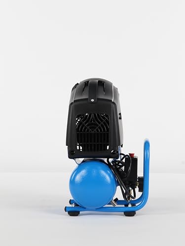 ABAC-luchtcompressor START L20, luchtcompressor 6 liter, dubbele manometer, max. druk 10 bar, oliegesmeerd, mobiel, vermogen 2 pk - Afbeelding 6