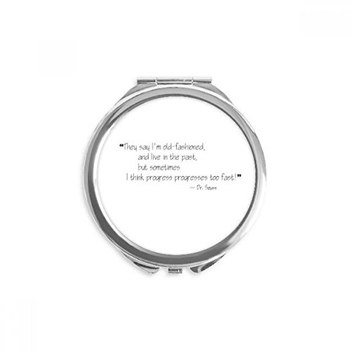 Miroir rond de poche pour retouches rapides sans encombrement miroir de maquillage compact