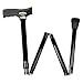ProBasics Black Folding Cane For Men and Women, Adjustable Foldable Walking Cane with Comfortable Handle - Lightweight, Durable and Portable Walking Aid for Elderly, Disabled, and Mobility Impaired