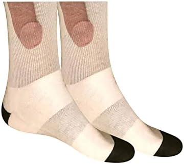 Geometric Print Socks For Mens Womens Socks Print Socks Gifts Cotton Long Funny Socks Novelty Funky Cute Socks 1 Count Down To Christmas Socks