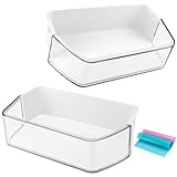 DA97-12650A(RIGHT) & DA97-12657A(LEFT) Refrigerator Door Shelf Replacement 2 PCS Set Fit for Sam-sung RF260, RF261, RF26H Fridge Freezer Door Basket Bin by Fetechmate - 1 Year Warranty