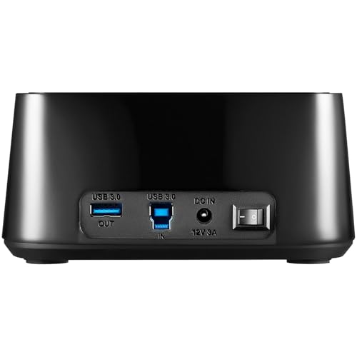 Insignia External Hard Drive Enclosures & Docking Stations, USB-C & USB 3.2 Compatible – 2.5\" SATA HDD Case, Dual USB 3.0 Dock, M.2 NVMe SSD Enclosure (USB Dual Hard Drive Docking Station) - Thumbnail 3