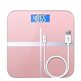 HORIALENCE Rosa Per USB Oro Peso Elettronico Domestico Ricaricabile Donne Adulti
