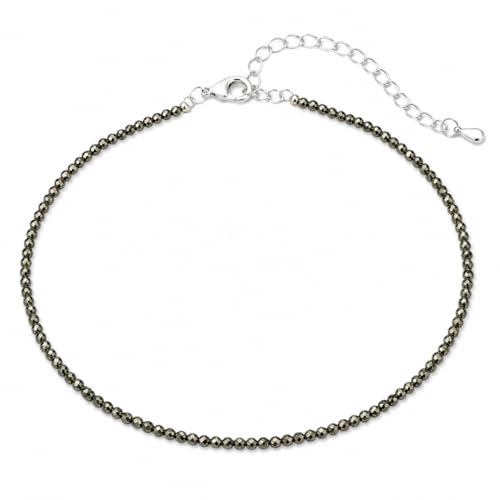 Natural Pyrite Anklet for Women...