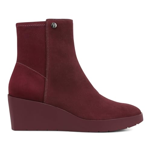 Vionic Women's Wedge Ankle Boots Skylar- Comfortable Bootoes& Supportive Walking Shoes with Built-in Arch Support3