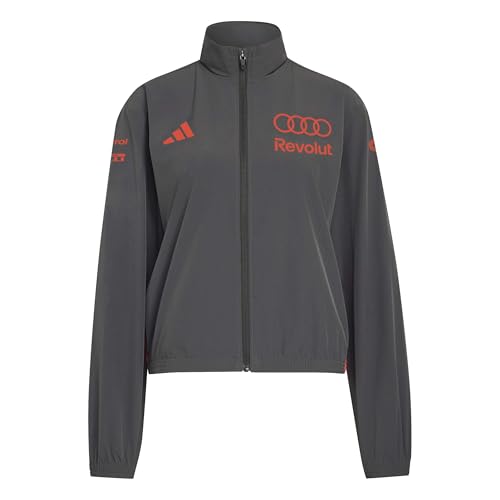 adidas Damen Audi Formula One Team Mechanics Tracktop, Utility Black/Hi-res Red, XL