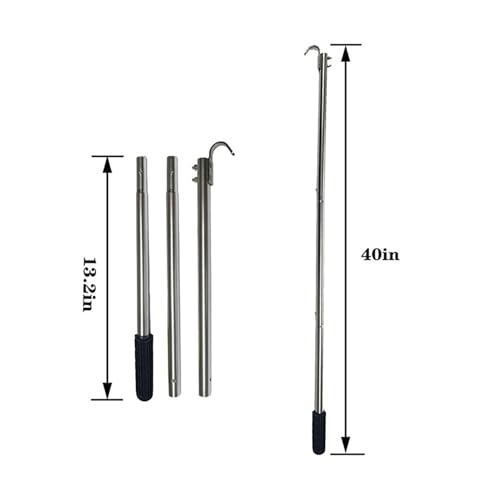 Cable multiusos para escaleras del ático con gancho resistente de acceso a loft 7