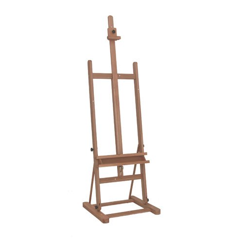 Chevalet professionnel XL en bois de hêtre pour peinture studio