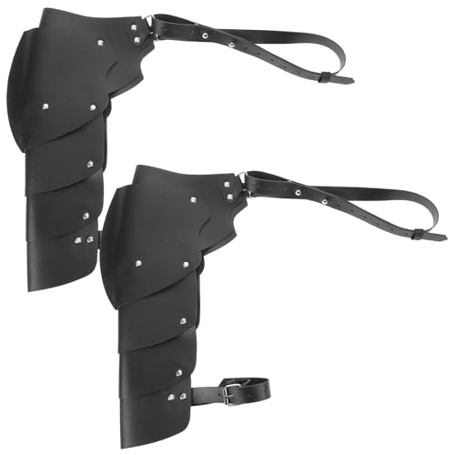 Armure de contrainte confortable en similicuir noir pour éliminer la rigidité en cosplay