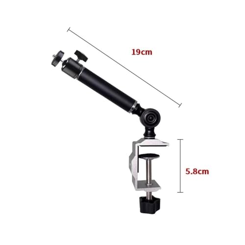 Support de projecteur fixe horizontal de bureau et pince lit réglable - 2