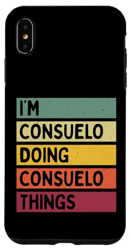 I'm Consuelo Doing Consuelo Things �ʔ����J�X�^���l�[�� �X�}�z�P�[�X iPhone XS Max �p