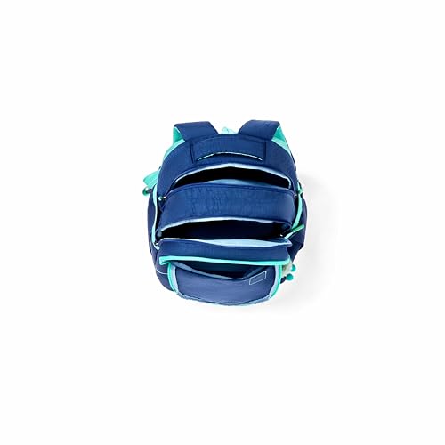 Image of American Tourister Diva | 35 Ltrs | 3 Compartments | Bottle Pocket | Ergonomic Padded Back Panel & Shoulder Straps | High School Backpack | 1 Year International Warranty | Navy