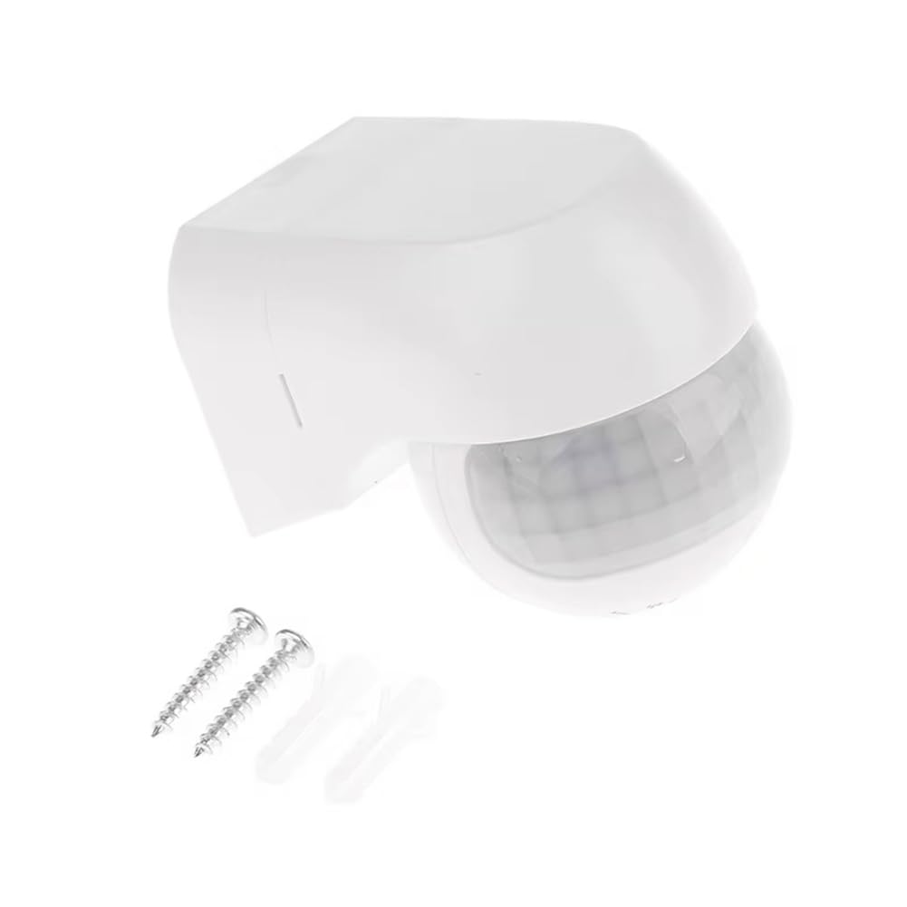 Jnchdghwa White Pir Detectors Outdoor Infrared Long Motion Ac100v- 240V Wall Switch Pir Detectors