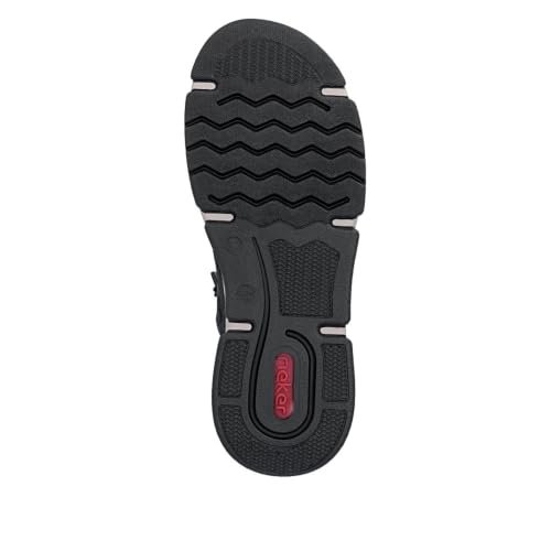 Rieker Damen Stiefeletten 45912-00 Schwarz Gr. 38 – Ansicht 6