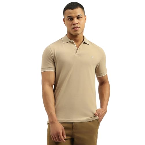 Image of United Colors of Benetton Men's Solid Regular Fit Tshirt