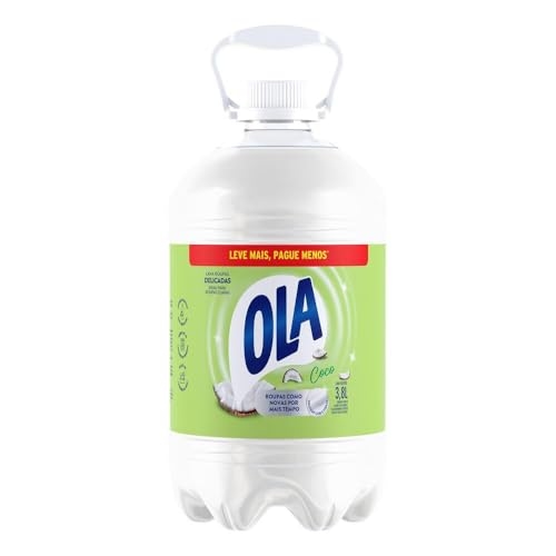 Sabão Liquido Para Roupas Delicadas Ola Coco 3.8L Sabão Liquido Para Roupas Delicadas Ola Coco 3.8L