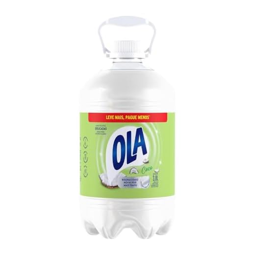 Sabão Liquido Para Roupas Delicadas Ola Coco 3.8L