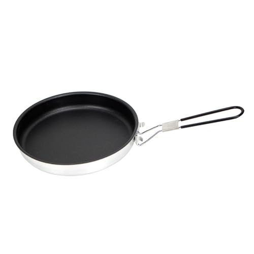 Estufas de freír sin estribo, estufas de freír para con mango plegable - cocina al aire libre de 24 cm/9.4 pulgadas para, caminar, caminar, picnic, Barb, Barb