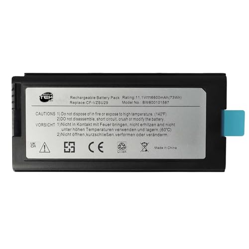 Batterie pour Panasonic CF-VZSU29A Toughbook CF-52 CF-51 CF-29 6600mAh