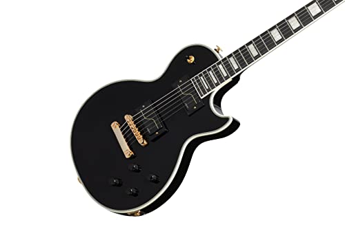 Epiphone Matt Heafy Les Paul Custom Origins (avec coque dure) Ebony - Les Beatles, Paul McCartney, John Lennon, RIngo Starr, George Harrison Epiphone Matt Heafy Les Paul Custom Origins (avec coque dure) Ebony – Image 3