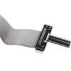 whiteeeen GPIO Breakout Expansion Board T-Type GPIO Adapter + 40 Pin Flat Ribbon Cable (8) Compatible with Raspberry Pi 5/4/3/2/1/Zero