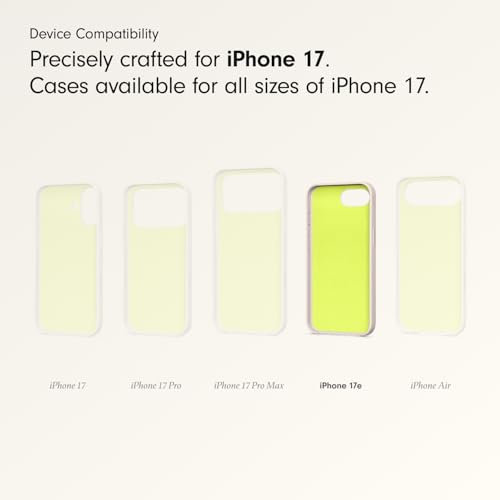 Image of Beats iPhone 17e Case with MagSafe, Thin and Light Hardshell, Matt Finish, Microfibre Lining - Lime Stone