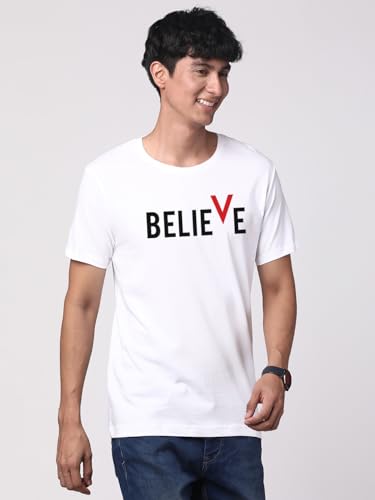 Image of ADRO 100% Cotton Lycra Tshirts for Men Combo Pack of 3 | Regular Fit | Printed T Shirt | Round Neck Half Sleeve| Mens Tshirts