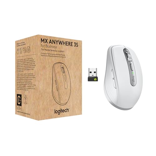Souris ergonomique Logitech MX Anywhere 3S performance et clics discrets professionnels - 2