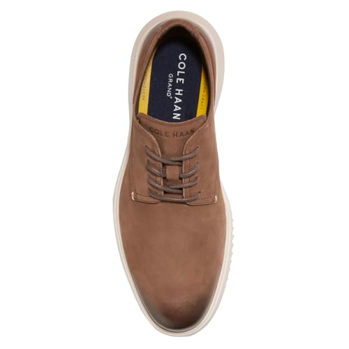 Image of Cole Haan Men's Grand+ Plain Toe Oxford, Lumber Nubuck /Birch, 8.5-M US