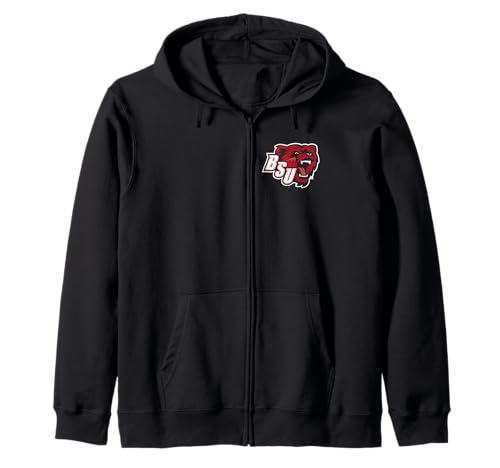 Bridgewater State University BSU Bears Logo Zip Hoodie